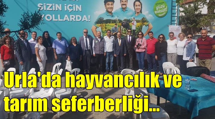 Urla'da tarım ve hayvancılık seferberliği