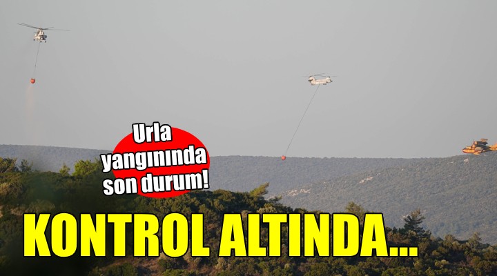 Urla yangını kontrol altına alındı