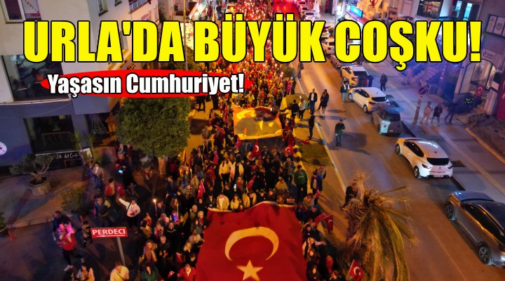 Urla’da Cumhuriyet Bayramı coşkusu!