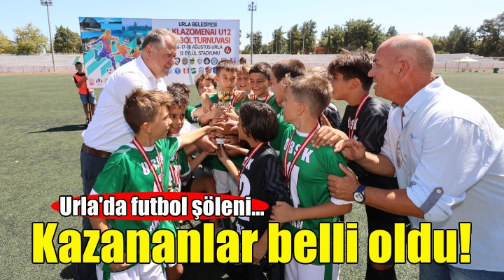 Urla'da futbol şöleni sona erdi!