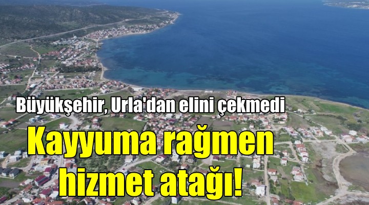 Büyükşehir Urla'dan elini çekmedi! Kayyuma rağmen hizmet atağı