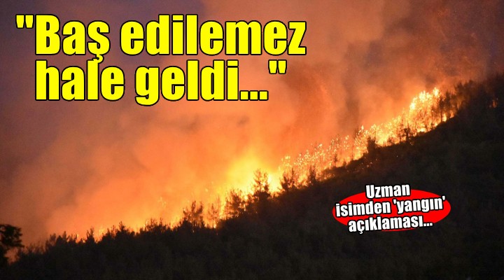 Uzman isim açıkladı... '''Yangınlar baş edilemez hale geldi'