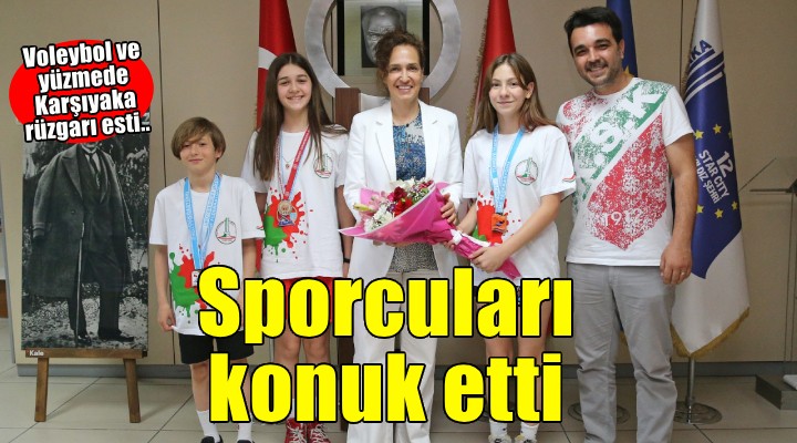 Voleybol ve yüzmede Karşıyaka rüzgarı esti