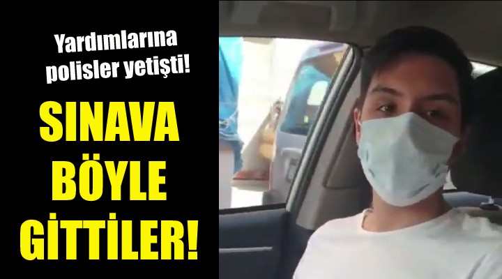 Yardımlarına polisler yetişti!