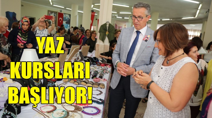 Yaz kursları başlıyor!