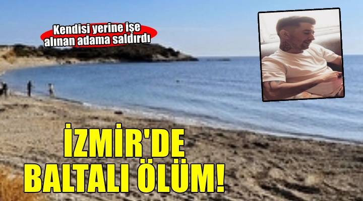 Yerine işe alınan site görevlisini baltayla öldürdü