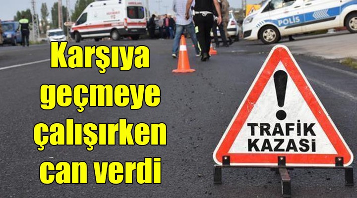 Yolun karşısına geçerken otomobil çarptı, hayatını kaybetti