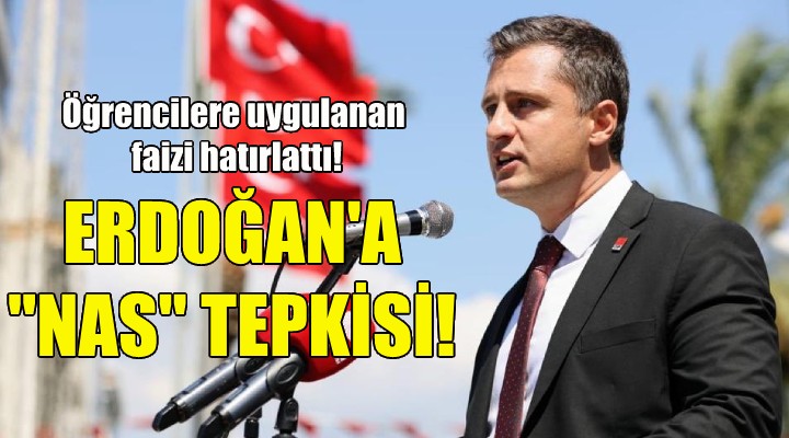 Deniz Yücel'den Erdoğan'a 'Nas' tepkisi!