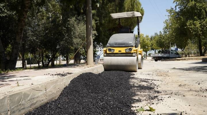 Yunusemre'den Güzelyurt'ta bozulan yollara müdahale