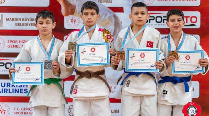 Yunusemreli judocular Mardin'den başarıyla döndü