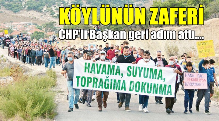 Yurttaşların eylemi sonuç verdi! CHP'li o başkan geri adım attı!