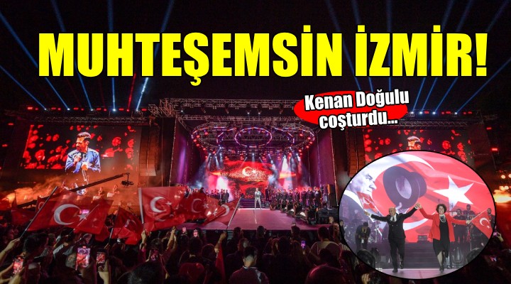 Yüz binlerce İzmirli İkinci Yüzyılı Kenan Doğulu ile karşıladı