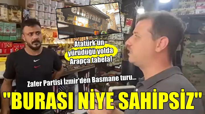 Zafer Partili Boyunağa'dan 'Arapça tabela' tepkisi: 