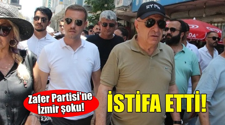 Zafer Partisi'ne İzmir şoku... İstifa etti!